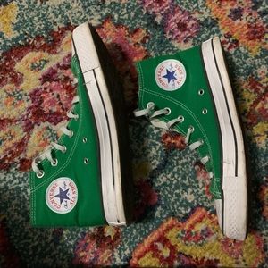 Green High Top Converse